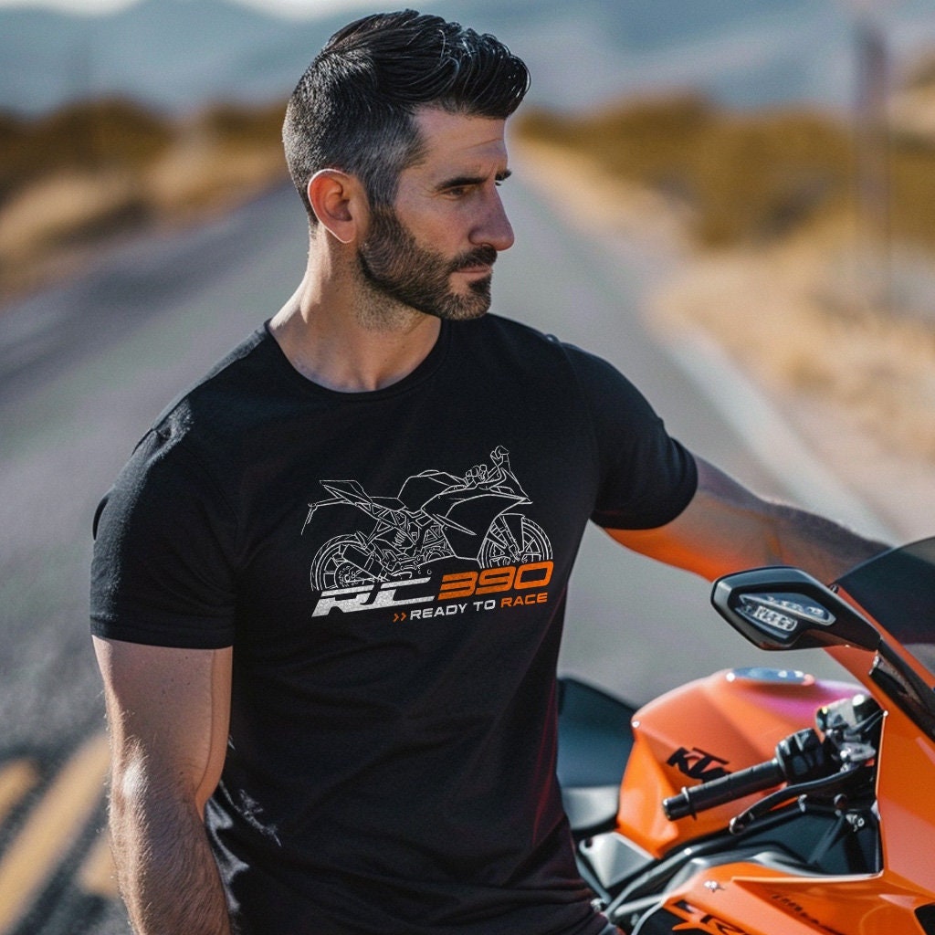 KTM RC 390 T-Shirt - Motorcycle Tee Shirt for Riders