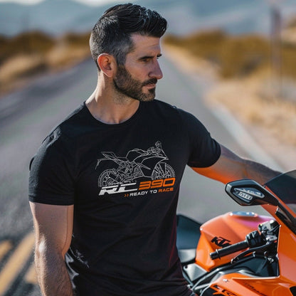 KTM RC 390 T-Shirt - Motorcycle Tee Shirt for Riders