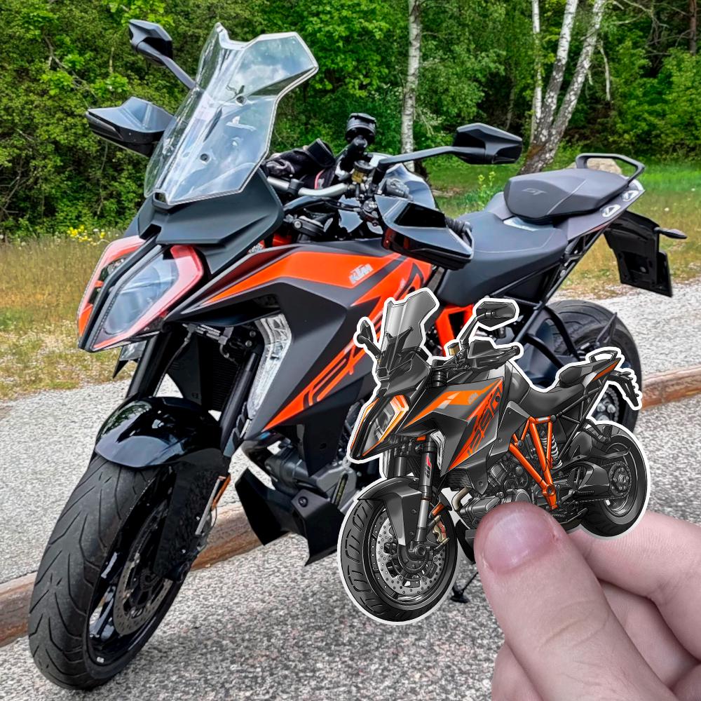 KTM 1290 Super Duke GT 2019-24 Inspired Stickers - Set of 3 Motorcycle Decals