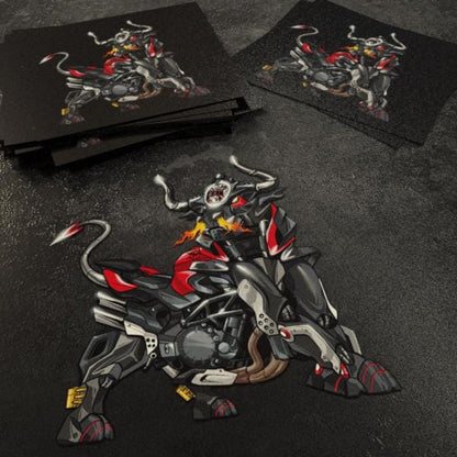 MV Agusta Brutale 1000 Inspired Stickers - Set of 3 Biker Motorcycle Decals