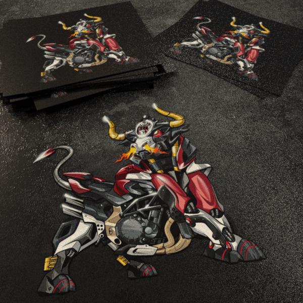 MV Agusta Brutale 1000 Inspired Stickers - Set of 3 Biker Motorcycle Decals