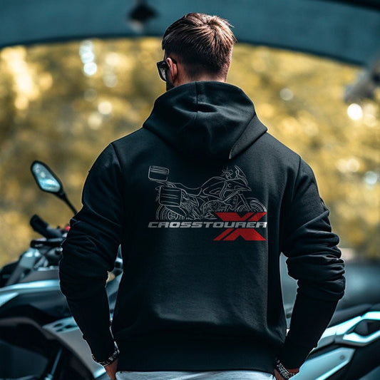 Honda VFR1200X Crosstourer Hoodie - Motorcycle Sweatshirt for ADV Riders