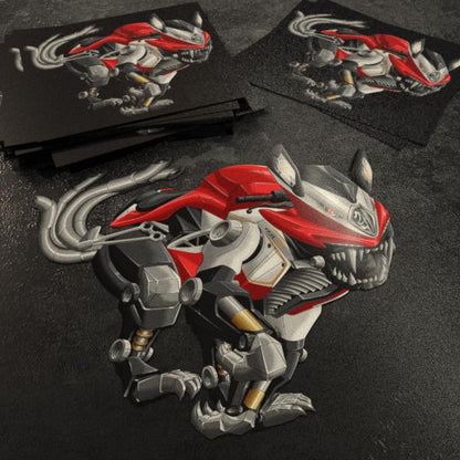 MV Agusta F4 Inspired Stickers - Set of 3 Biker Motorcycle Decals