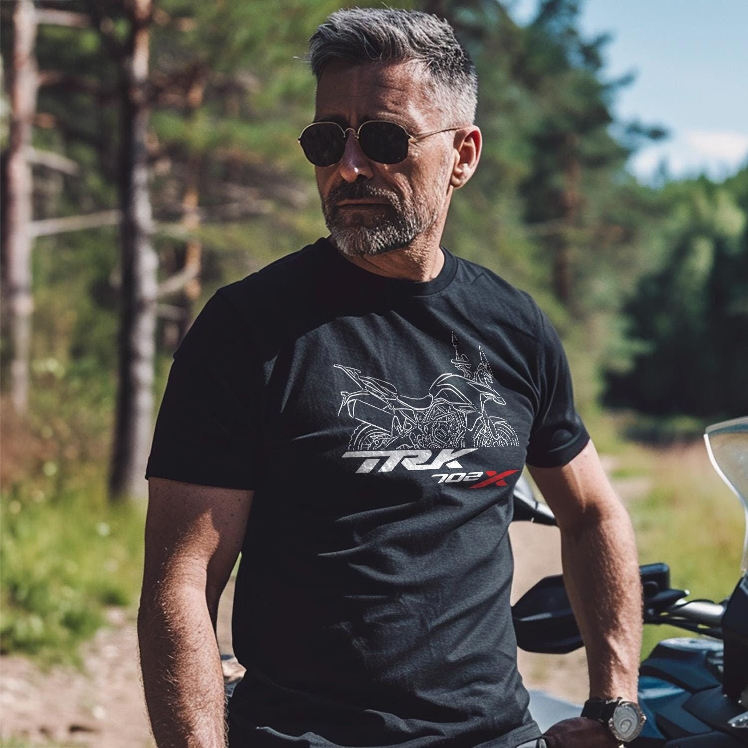 Benelli TRK 702 Inspired T-Shirt - Motorcycle Tee Shirt