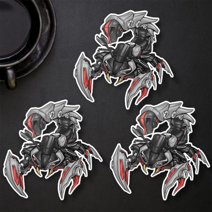CFmoto 450SR SS SR-S 2023 Stickers - Set of 3 Motorcycle Decals for Sportbike Riders