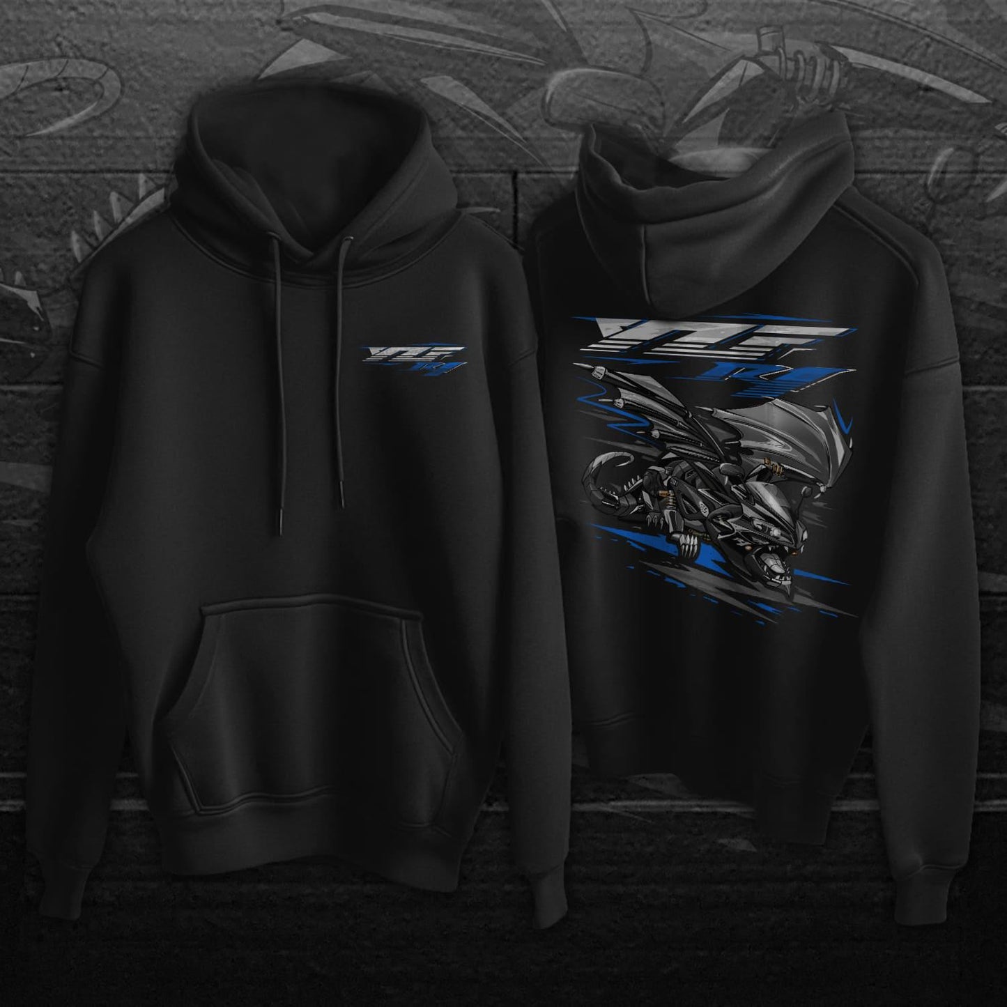 Yamaha YZF-R1 Inspired Hoodies - Motorcycle Sweatshirt