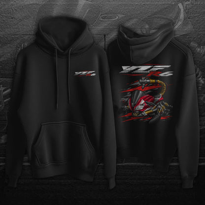 Yamaha YZF-R6 2014-16 Inspired Hoodies - Motorcycle Sweatshirt