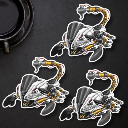 Yamaha YZF-R6 2014-16 Inspired Stickers - Set of 3 Motorcycle Decals