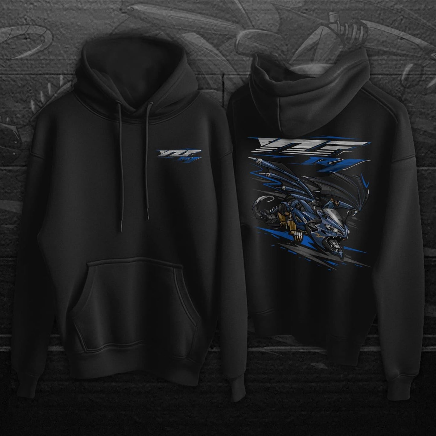 Yamaha YZF-R1 Inspired Hoodies - Motorcycle Sweatshirt