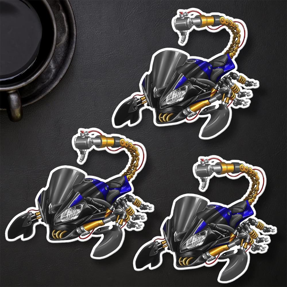 Yamaha YZF-R6 2014-16 Inspired Stickers - Set of 3 Motorcycle Decals