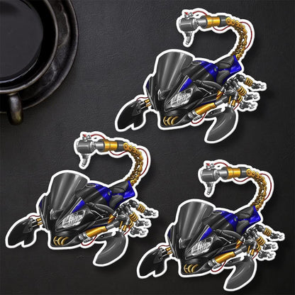 Yamaha YZF-R6 2014-16 Inspired Stickers - Set of 3 Motorcycle Decals