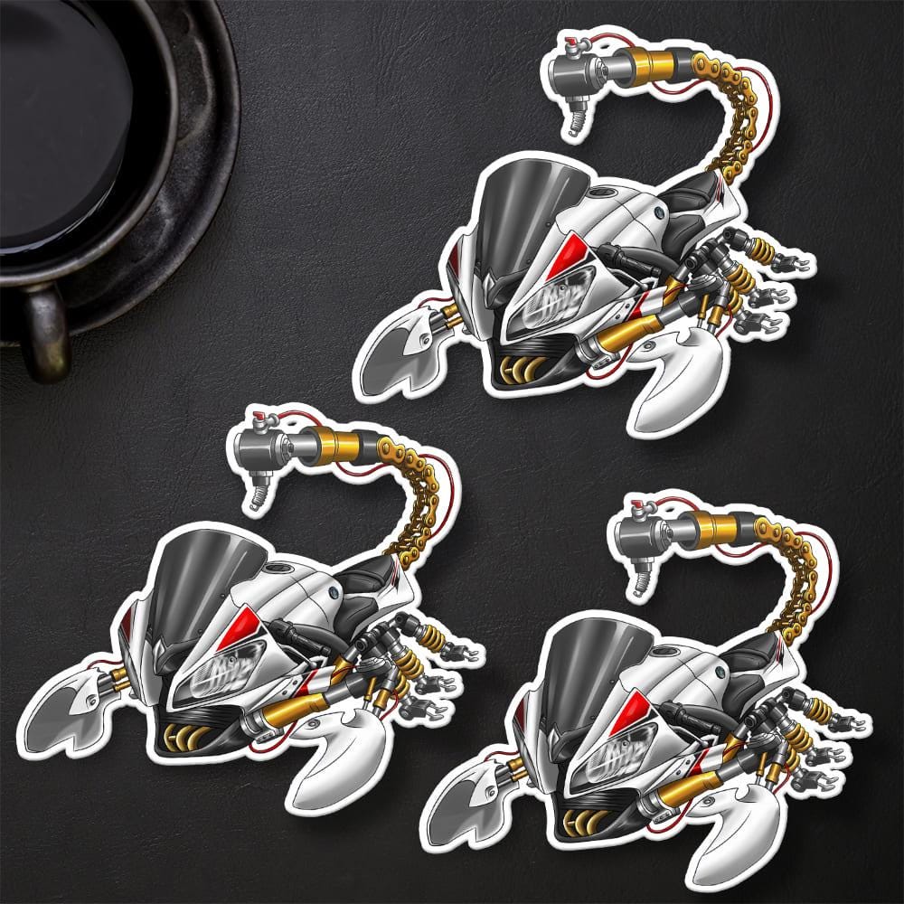 Yamaha YZF-R6 2014-16 Inspired Stickers - Set of 3 Motorcycle Decals