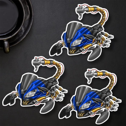 Yamaha YZF-R6 2012-13 Inspired Stickers - Set of 3 Motorcycle Decals