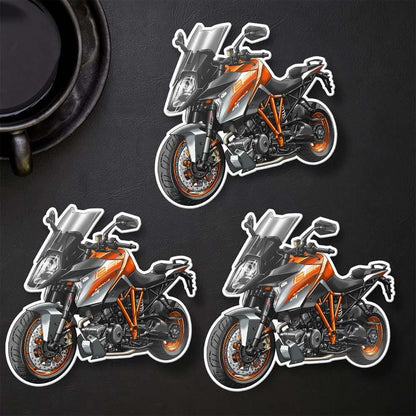 KTM 1290 Super Duke GT 2016-18 - Set of 3 Motorcycle Decals