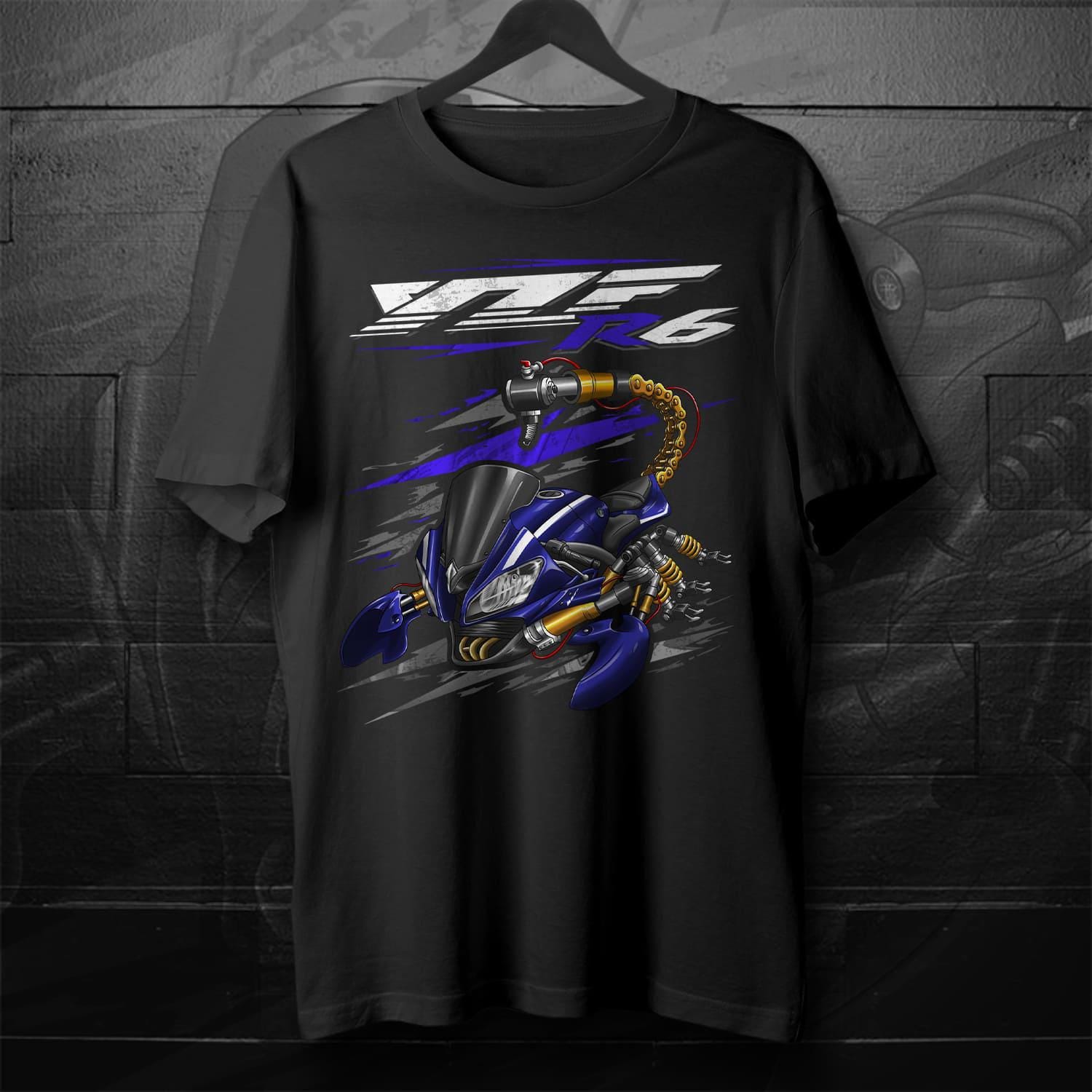Yamaha YZF-R6 2012-13 Inspired T-Shirt - Motorcycle Tee Shirt
