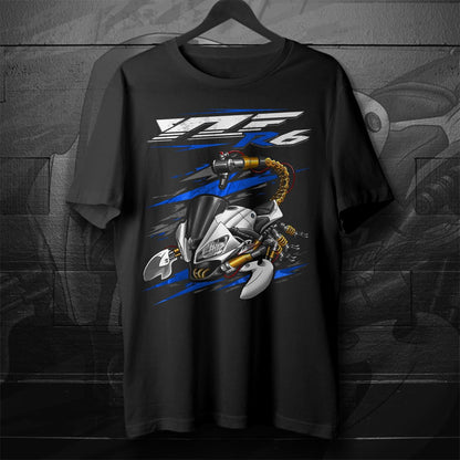 Yamaha YZF-R6 2012-13 Inspired T-Shirt - Motorcycle Tee Shirt
