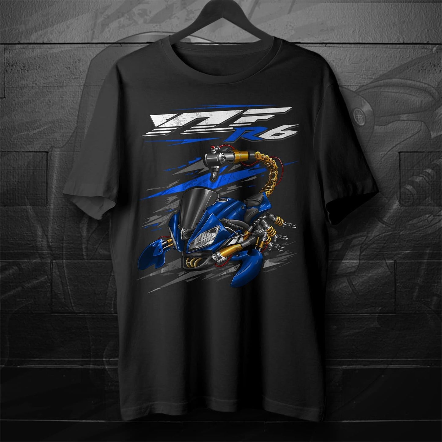 Yamaha YZF-R6 2012-13 Inspired T-Shirt - Motorcycle Tee Shirt