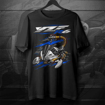 Yamaha YZF-R6 2012-13 Inspired T-Shirt - Motorcycle Tee Shirt