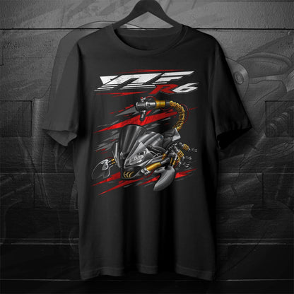 Yamaha YZF-R6 2012-13 Inspired T-Shirt - Motorcycle Tee Shirt