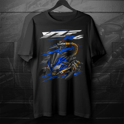 Yamaha YZF-R6 2012-13 Inspired T-Shirt - Motorcycle Tee Shirt