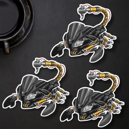 Yamaha YZF-R6 2010-11 Inspired Stickers - Set of 3 Motorcycle Decals