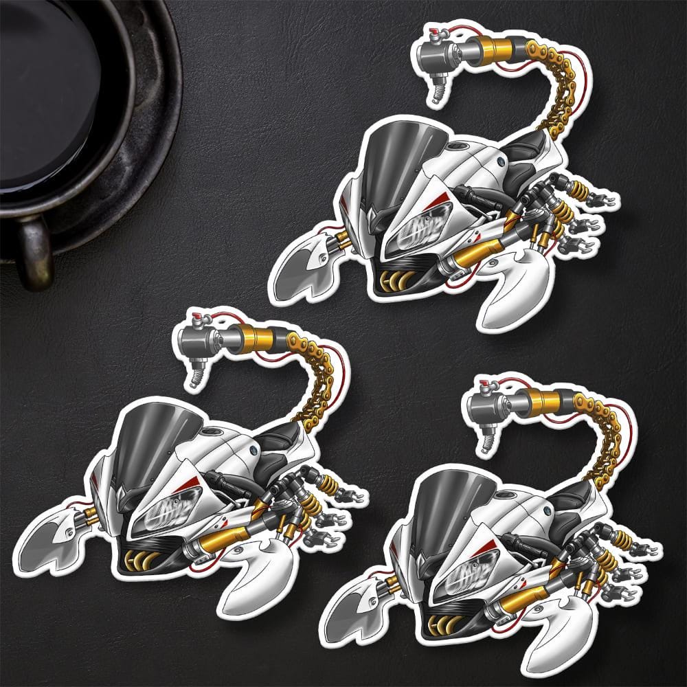 Yamaha YZF-R6 2010-11 Inspired Stickers - Set of 3 Motorcycle Decals