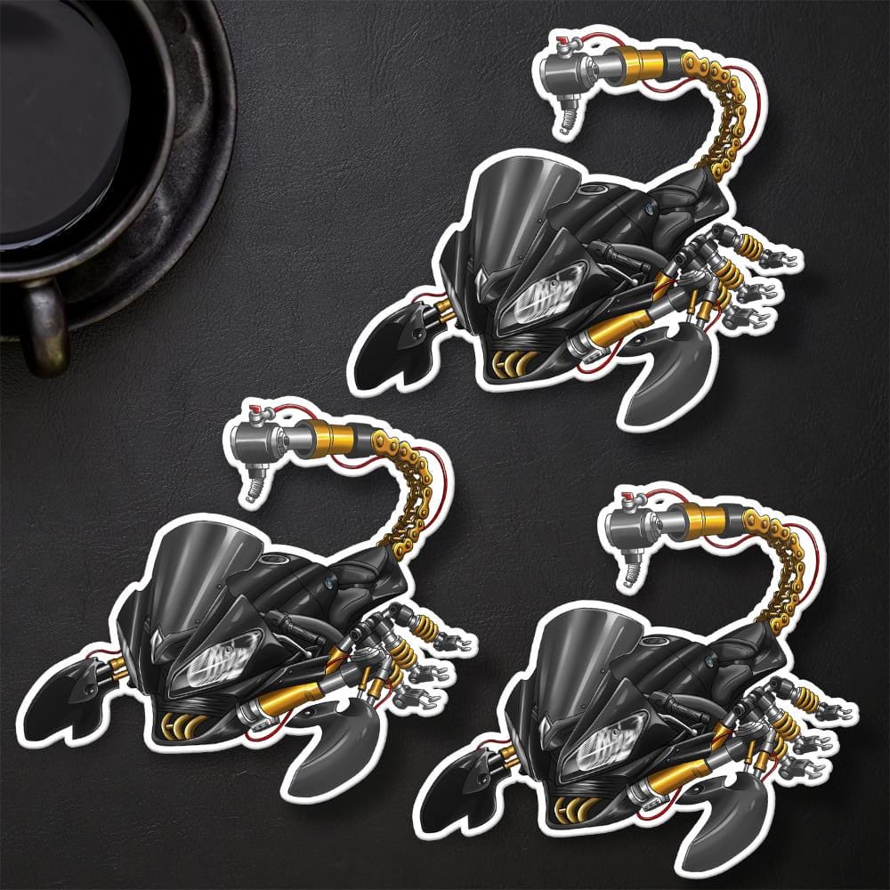 Yamaha YZF-R6 2010-11 Inspired Stickers - Set of 3 Motorcycle Decals