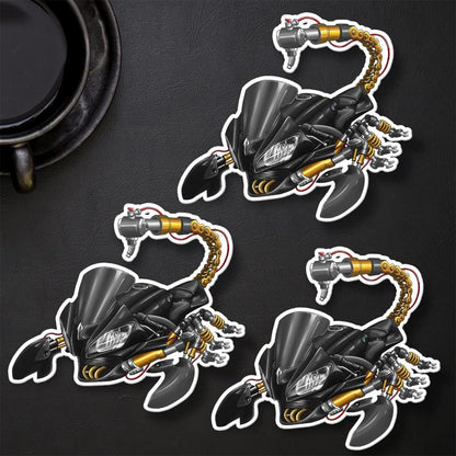 Yamaha YZF-R6 2010-11 Inspired Stickers - Set of 3 Motorcycle Decals