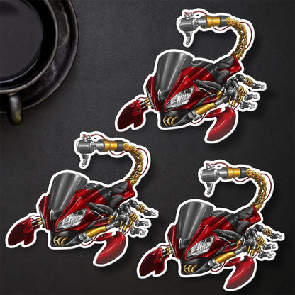 Yamaha YZF-R6 2010-11 Inspired Stickers - Set of 3 Motorcycle Decals