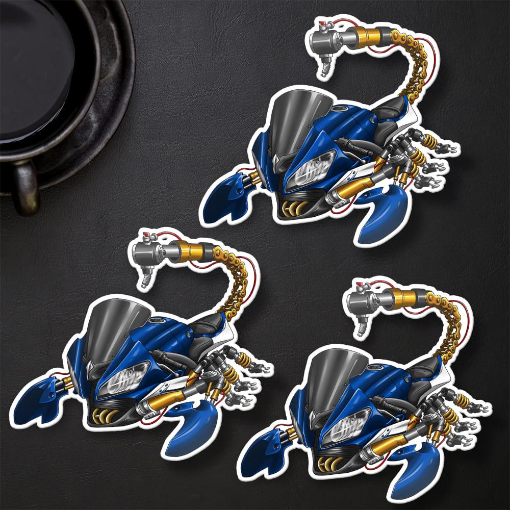 Yamaha YZF-R6 2010-11 Inspired Stickers - Set of 3 Motorcycle Decals