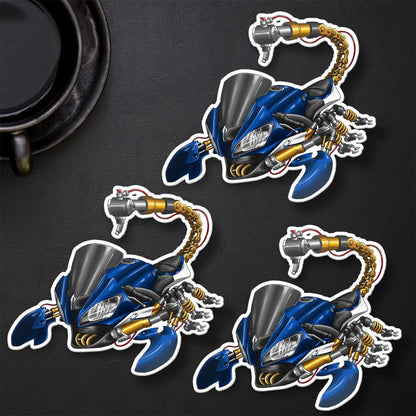 Yamaha YZF-R6 2010-11 Inspired Stickers - Set of 3 Motorcycle Decals