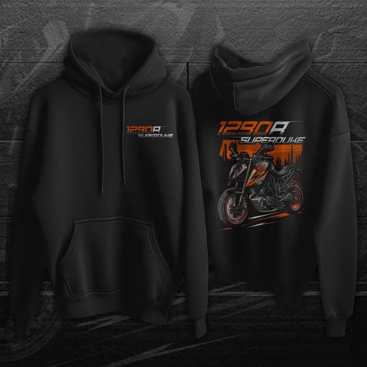 KTM 1290R Super Duke 2017-19 Inspired Hoodie - Motorcycle Sweatshirt