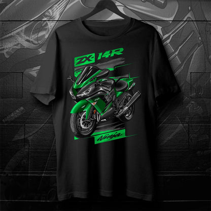 Kawasaki Ninja ZX-14R 2017-21 T-Shirt - Motorcycle Tee Shirt for Riders