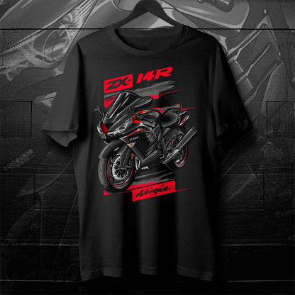 Kawasaki Ninja ZX-14R 2017-21 T-Shirt - Motorcycle Tee Shirt for Riders
