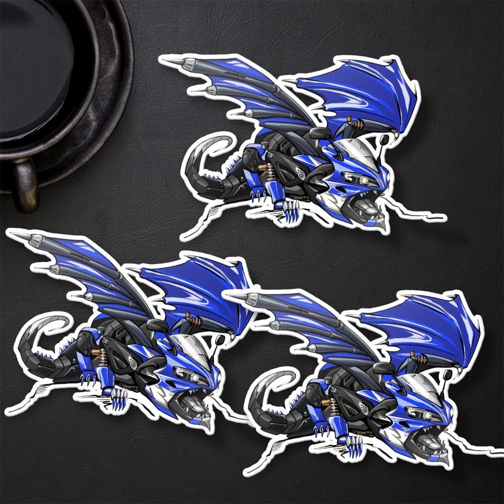 Yamaha YZF-R1 Inspired Stickers - Set of 3 Motorcycle Decals