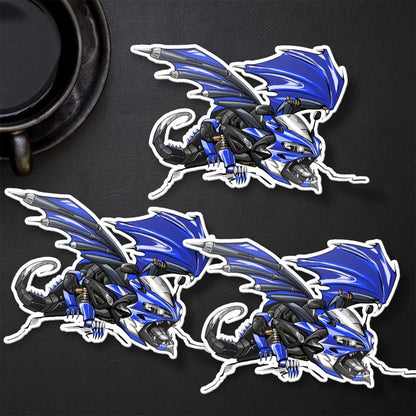 Yamaha YZF-R1 Inspired Stickers - Set of 3 Motorcycle Decals