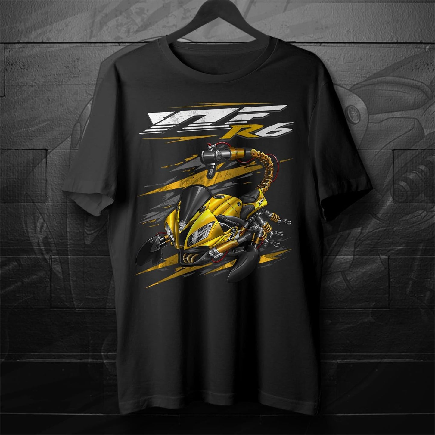 Yamaha YZF-R6 Inspired T-Shirt - Motorcycle Tee Shirt