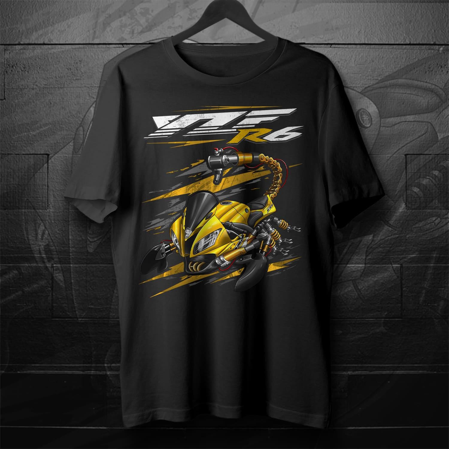 Yamaha YZF-R6 Inspired T-Shirt - Motorcycle Tee Shirt