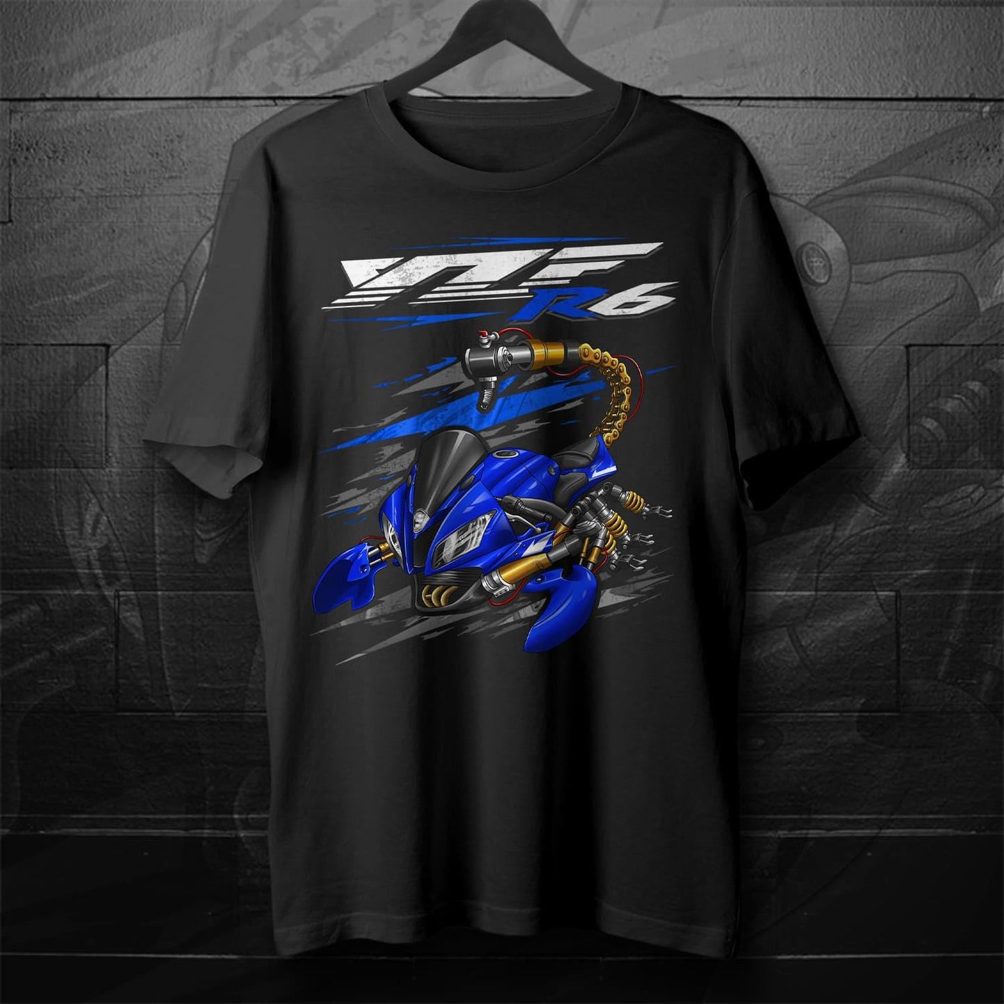 Yamaha YZF-R6 Inspired T-Shirt - Motorcycle Tee Shirt