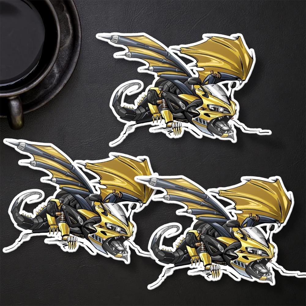 Yamaha YZF-R1 Inspired Stickers - Set of 3 Motorcycle Decals