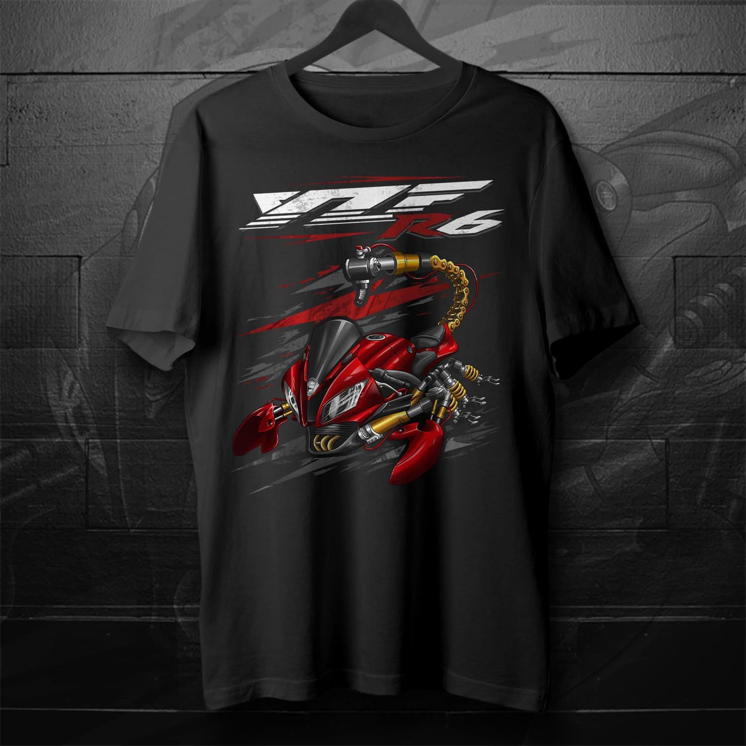 Yamaha YZF-R6 Inspired T-Shirt - Motorcycle Tee Shirt