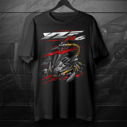 Yamaha YZF-R6 2014-16 Inspired T-Shirt - Motorcycle Tee Shirt