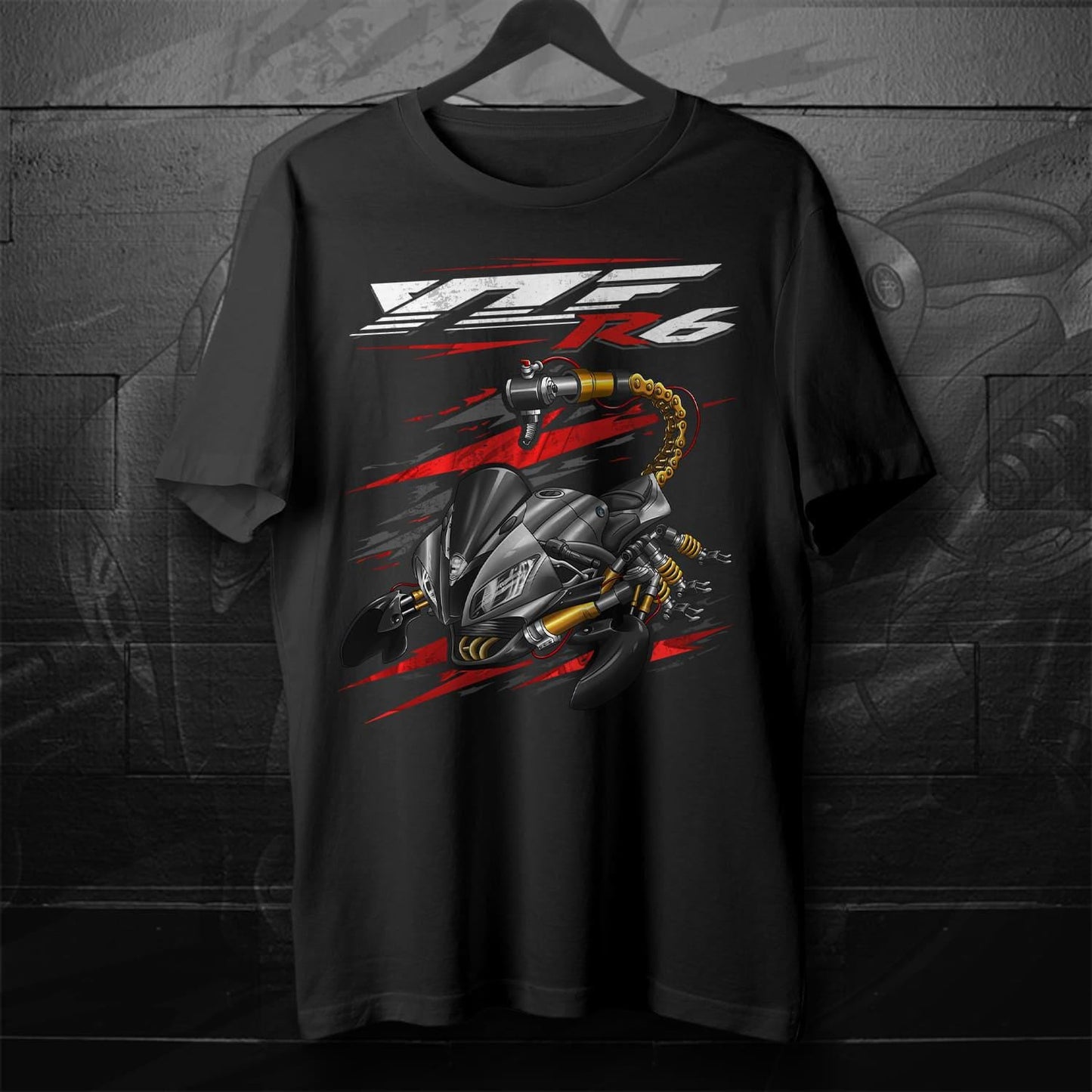 Yamaha YZF-R6 Inspired T-Shirt - Motorcycle Tee Shirt