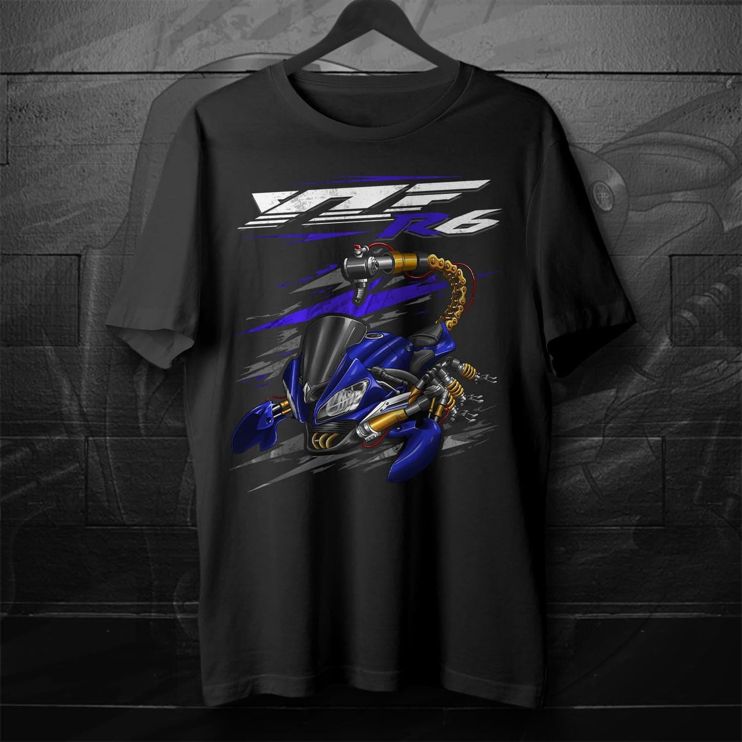 Yamaha YZF-R6 2014-16 Inspired T-Shirt - Motorcycle Tee Shirt