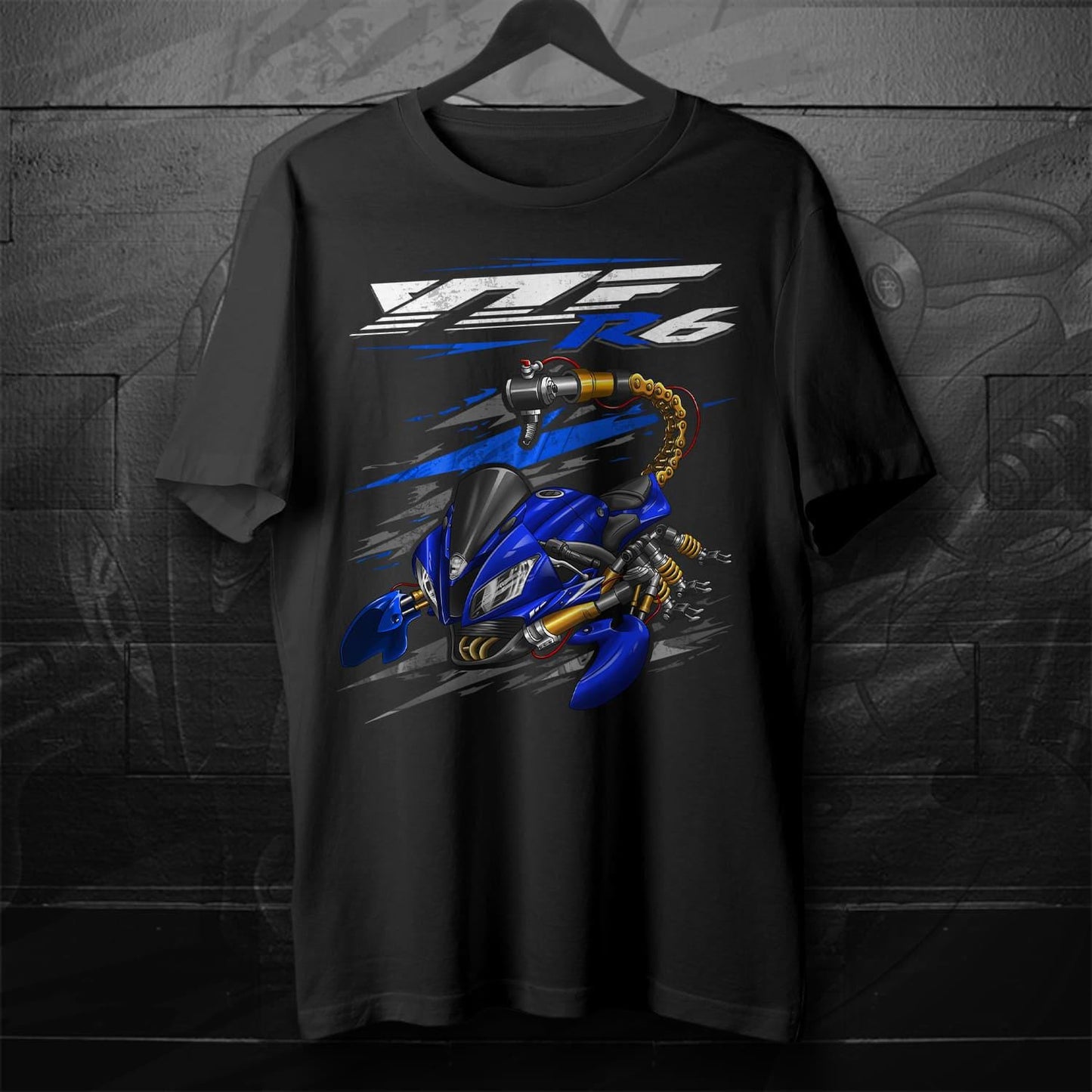 Yamaha YZF-R6 Inspired T-Shirt - Motorcycle Tee Shirt