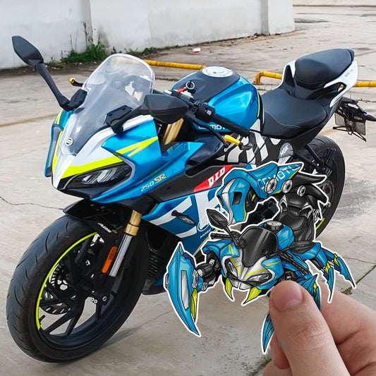 CFmoto 450SR SS SR-S 2024 Stickers - Set of 3 Motorcycle Decals