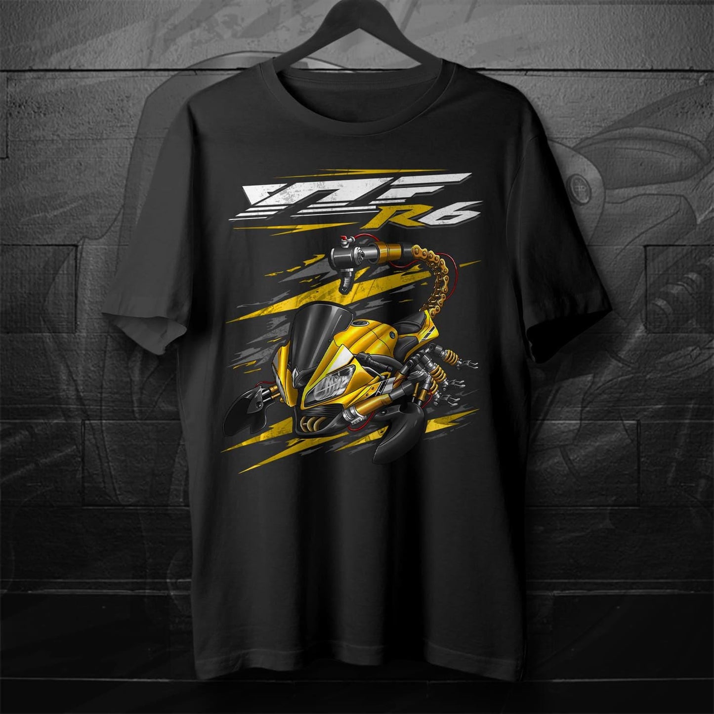 Yamaha YZF-R6 2014-16 Inspired T-Shirt - Motorcycle Tee Shirt