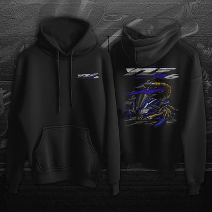 Yamaha YZF-R6 2012-13 Inspired Hoodies - Motorcycle Sweatshirt