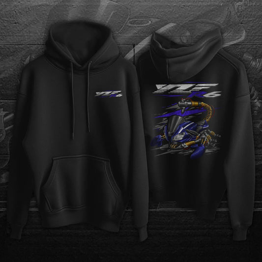 Yamaha YZF-R6 2012-13 Inspired Hoodies - Motorcycle Sweatshirt