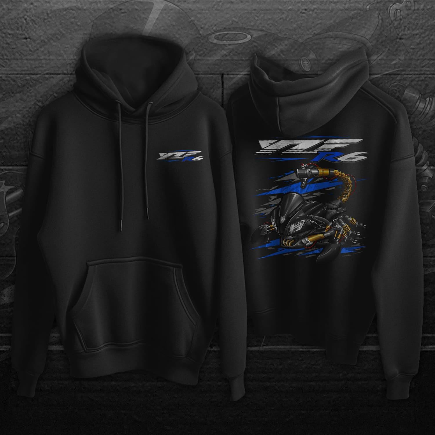 Yamaha YZF-R6 Inspired Hoodies - Motorcycle Sweatshirt
